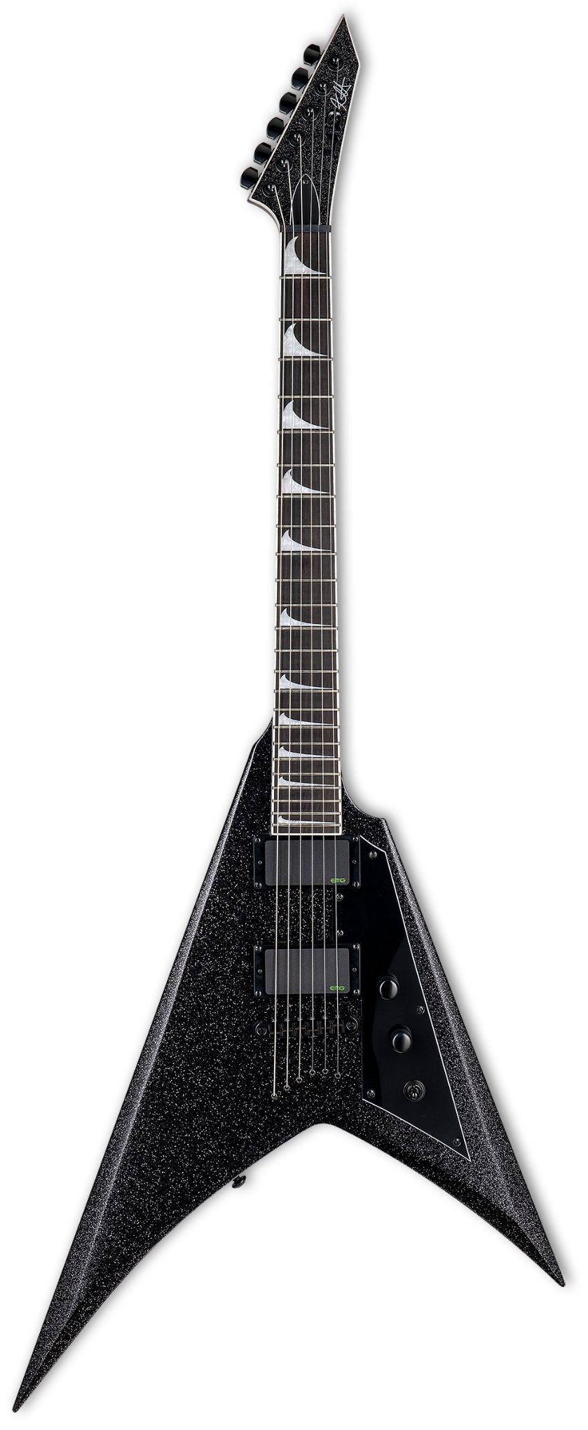 גיטרה חשמלית ESP LTD KH-V Black Sparkle