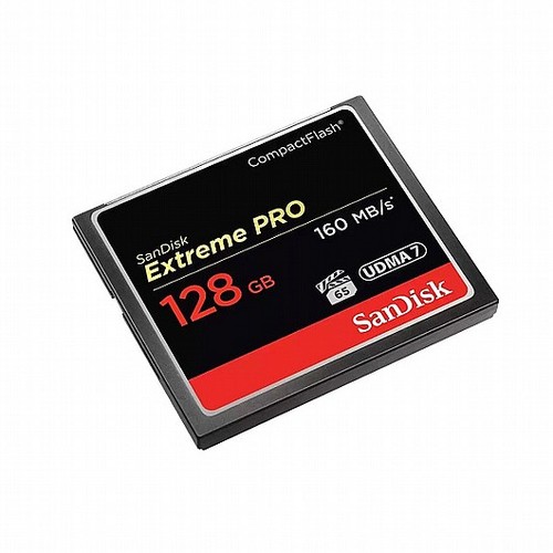 כרטיס זיכרון SanDisk Extreme Pro SDCFXPS-128G-X46 Compact Flash סנדיסק