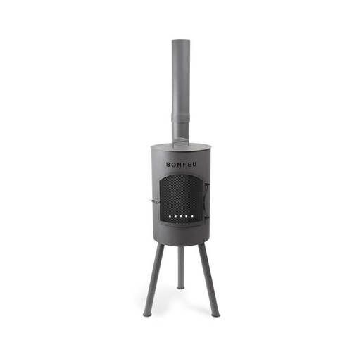 תנור גינה עץ  BonGiano SP Black BONFEU