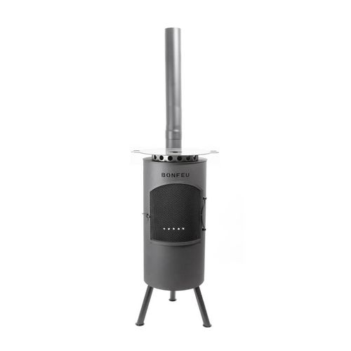 תנור גינה עץ  BonTino LP Black BONFEU