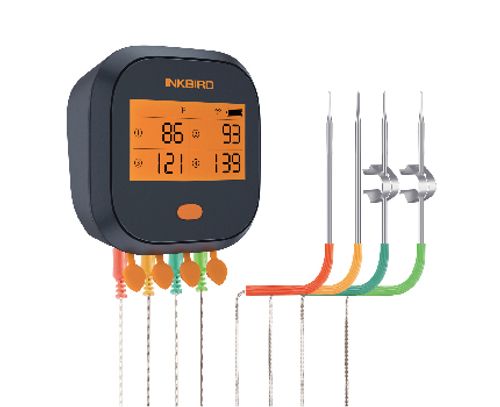מדחום אלחוטי חכם 4 פרובים INK-BIRD דגם IBBQ-4T
