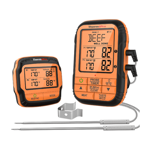 מד טמפרטורה לבשר אלחוטי ואיכותי מבית ThermoPro