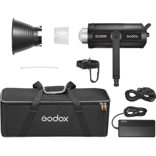 תאורה רציפה RGBWW עם שליטה בזווית Godox Zoom SZ-300R 