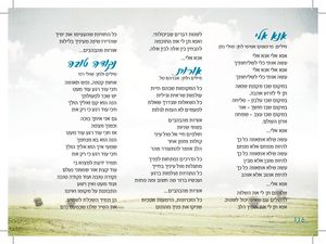 זמירון לשבת ושירי א"י - טוב הארץ בכריכה דמוי עור (L) SMACHOT