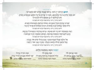 זמירון לשבת ושירי א"י - טוב הארץ בכריכה דמוי עור (L) SMACHOT