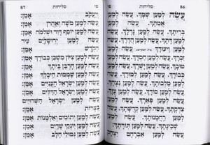 ספר סליחות שערי תפילה ע"מ כריכה סקאי (L) SMACHOT