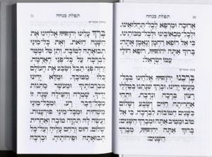 סידור מנחה ערבית שערי תפילה (L) SMACHOT