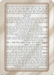 סדר ברכת המזון כולל שבע ברכות  SMACHOT