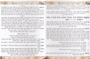 ברכות המזון דגם חופה בשני נוסחים SMACHOT
