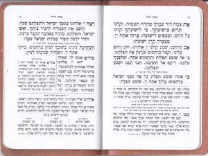 סידור מנחה וערבית עת רצון כריכה רכה דמוי עור SMACHOT