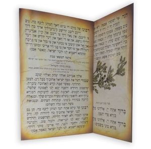 ברכון הבדלה עם בשמים בפנים SMACHOT