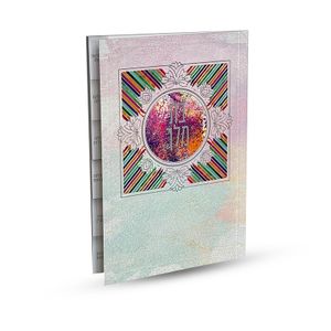 בת מלך מדורג - דגם צבעוני