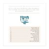 סדר הדלקת נרות חנוכה - דגם עלים