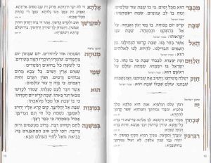 זמירות לשבת- דגם שיש עם הבלטות פסים