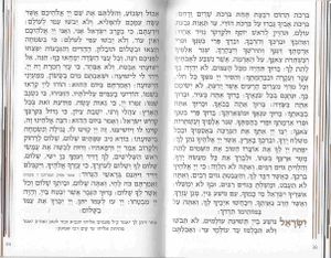 זמירות לשבת- דגם שיש עם הבלטות פסים