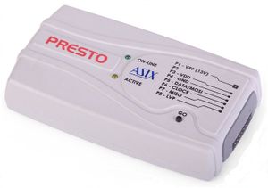 צורב סיריאלי ASIX PRESTO US Programmer לרכיבי EEPROM FLASH ARM-MCU FPGA CPLD אסיקס