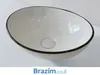 כיור מונח מידה 41/33 רויאל לבן עם פס שחור 5989124