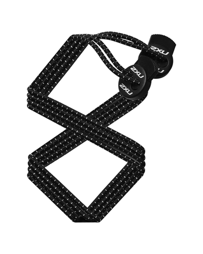 שרוכי גומי ללא קשירה Performance Locked Laces BLK/BLK