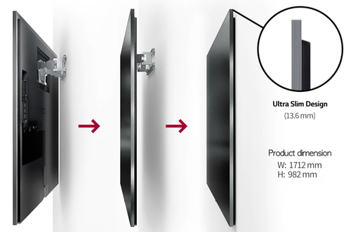 מסך טלויזיה - LG OLED77G36LA‎ Evo Gallery Edition 