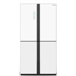 מקרר 4 דלתות הייסנס דגם RQ681WG ז. לבנה