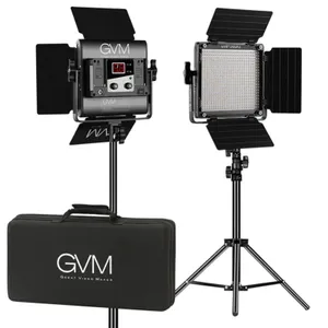קיט 2 פנסי לד GVM 560AS Bi-Color