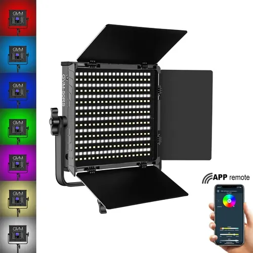 קיט 2 פנסי לד GVM 50RS RGB
