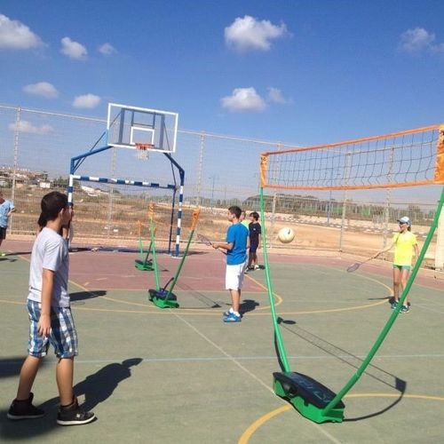 רשת כדורעף ניידת- ערכת מולטינט 3 מצבים