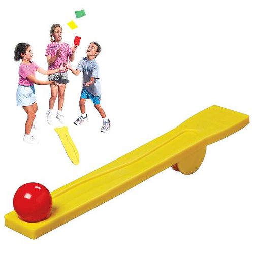 בליסטרה + כדור גומי -משחק קורורדינציה