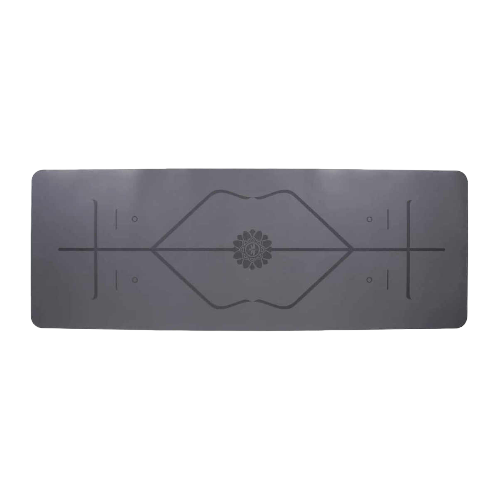 מזרן יוגה מקצועי גומי טבעי מצופה PU דגם BLACK