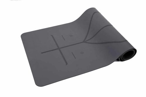 מזרן יוגה מקצועי גומי טבעי מצופה PU דגם BLACK