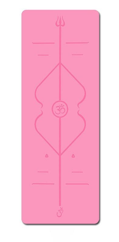 מזרן יוגה מקצועי גומי טבעי מצופה PU דגם PINK