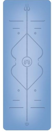 מזרן יוגה מקצועי גומי טבעי מצופה PU דגם BLUE