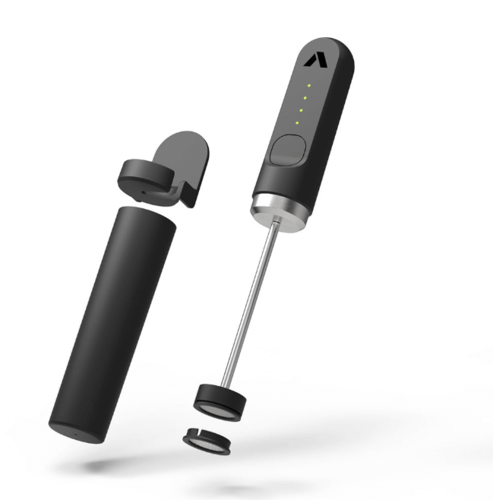 מקציף חלב נאנו-פואמר ליתיום נטען שחור Subminimal NanoFoamer V2 Lithium