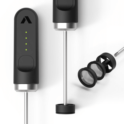 מקציף חלב נאנו-פואמר ליתיום נטען שחור Subminimal NanoFoamer V2 Lithium