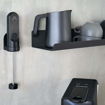 מקציף חלב נאנו-פואמר ליתיום נטען שחור Subminimal NanoFoamer V2 Lithium