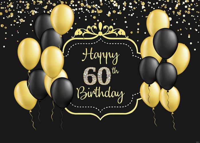 פוסטר 100*150 יום הולדת גיל 60