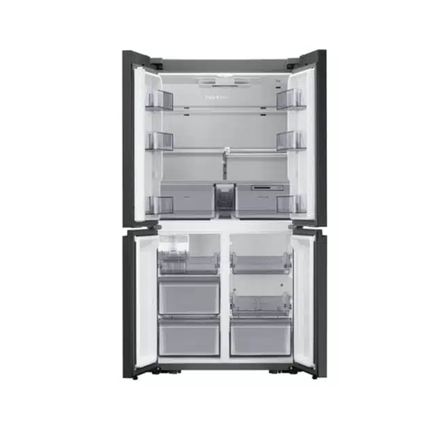  מקרר מקפיא תחתון 4 דלתות סמסונג RF71A9132BK זכוכית שחורה Samsung 