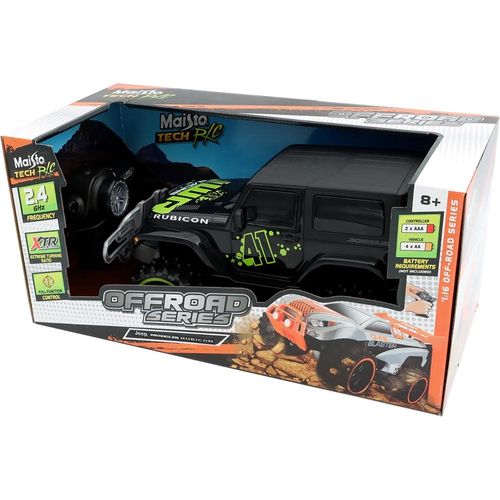 מאיסטו - גיפ שלט רוביקון רנגלר - Maisto Robicon Wrangler RC 1:16