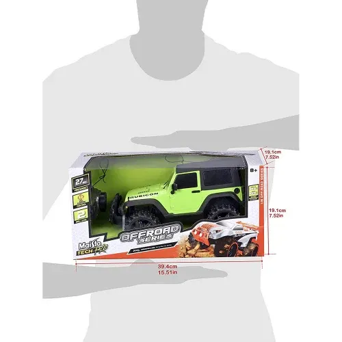 גיפ שלט רוביקון רנגלר - Maisto Robicon Wrangler RC 1:16