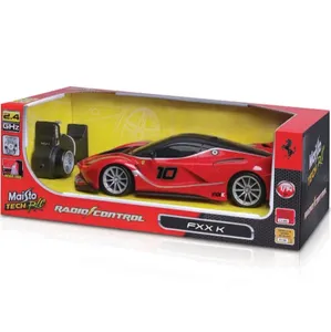 מכונית שלט פרארי FXX K אדומה - Maisto FXX K RC 1:14