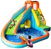 מתקן מתנפח לילדים בשילוב מגלשת מים, בריכה ותותח מים דגם 9117N