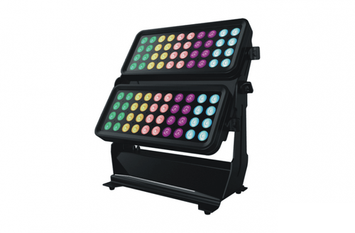 פנס שטיפה כפול LED WALL WASH 4in1 RGBW 80x10W מוגן מים