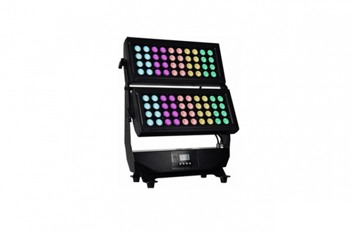 פנס שטיפה כפול LED WALL WASH 4in1 RGBW 80x10W מוגן מים