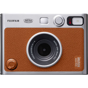 מצלמת פיתוח מיידי FUJIFILM INSTAX MINI EVO Hybrid Instant Camera (Brown)