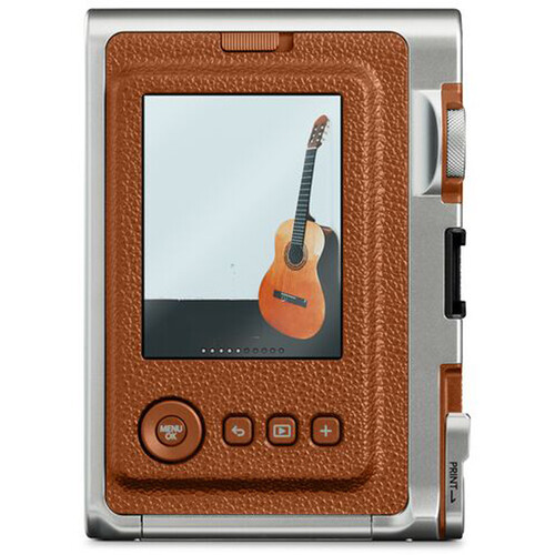 מצלמת פיתוח מיידי FUJIFILM INSTAX MINI EVO Hybrid Instant Camera (Brown)