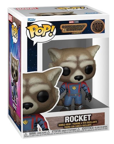 בובת פאנקו פופ מארוול: Marvel's Guardians of the Galaxy Volume 3 Rocket - שומרי הגלקסיה רוקט