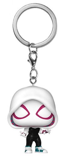 מחזיק מפתחות פופ: Keychain: Spider-Man Across the Spider-Verse - Spider-Gwen ספיידרמן בגלימה ברחבי הספידר וורס 