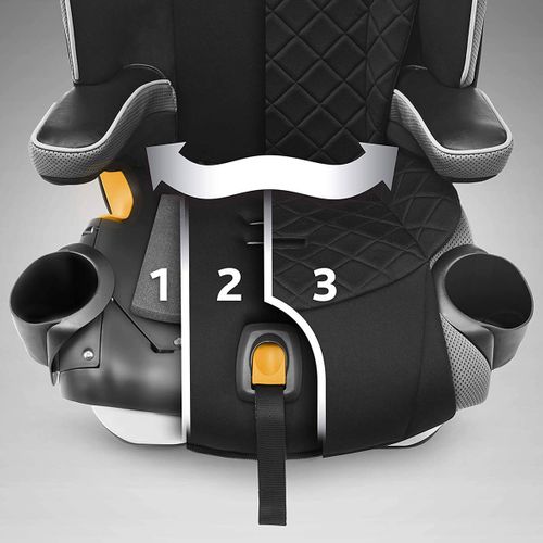 כסא בטיחות צ’יקו מיי פיט זיפ Chicco MyFit™ Zip - Nightfall אפור שחור