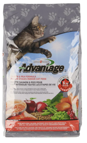 נוטרי צ'ויס advantage מזון יבש לחתולים בוגרים בטעם סלמון 6 ק