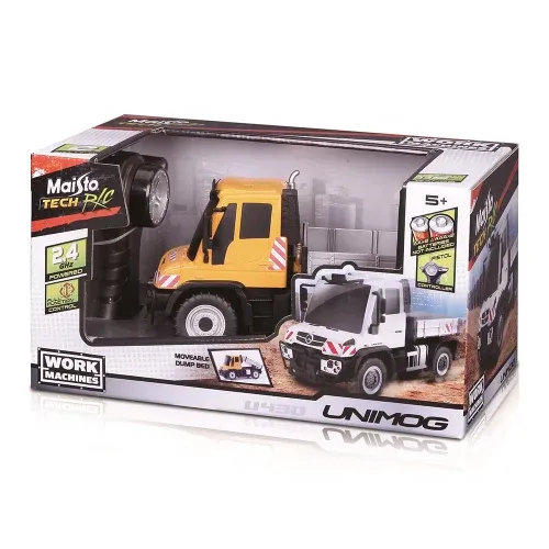 משאית עבודה מרצדס יונימוג טראק על שלט - MAISTO MERCEDES 430U